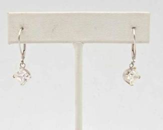 756  14kt Gold Earrings with SemiPrecious Stones, 1.9g