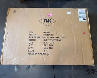 5031  NEW Tara Tile Top Table