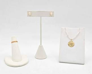 732  14k Gold Jewelry, 2.3g