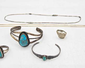 918  Sterling Silver Jewelry, 35.7g