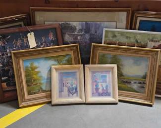 4036  An Assortment of Paintings