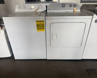 6002  Hot Point Washer and Whirlpool Dryer