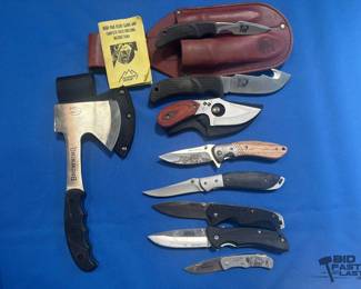 2002  8 Knives and 1 Hatchet