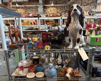 6302  Statues, Animal Carving, Book Ends, Candle Holders, Vase