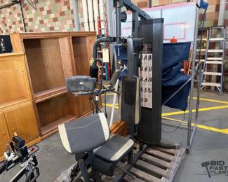 6122  Marcy Workout Machine, Light Stand