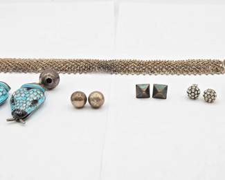 958  .925 Silver Jewelry, 75.2g