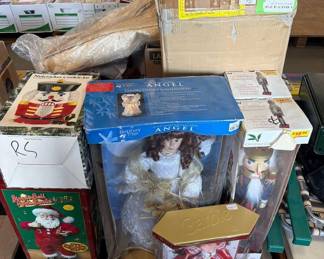 5048  Nutcrackers, Barbie Doll, Rock Santa Collectibles