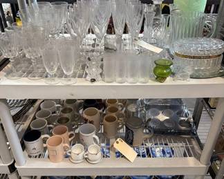 6300  Glassware, Mugs and Decorative China