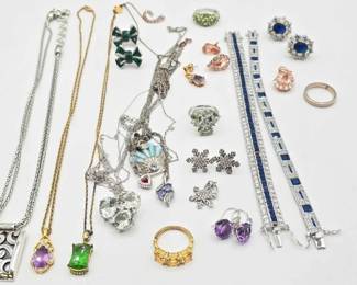 948  Sterling Silver Jewelry, 176.8g