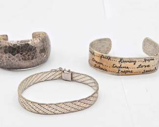 938  Sterling Silver Jewelry, 216.3g