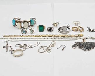 960  Silver Jewelry, 125.8g