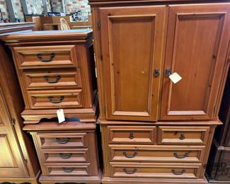 6030  Armoire and 2 Night Stands