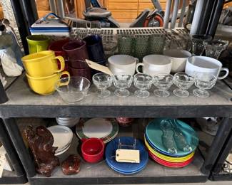 6216  Decorative Plates, Mugs and Crystalware