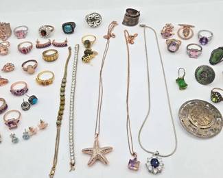 942  Sterling Silver Jewelry, 204.1g