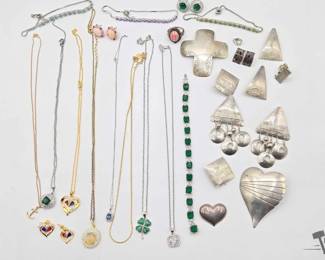940  Sterling Silver Jewelry, 207.5g