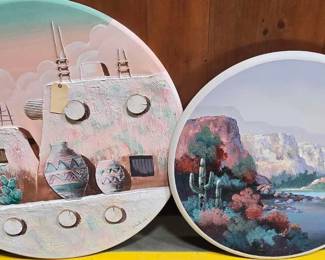 4024  Circular Paintings