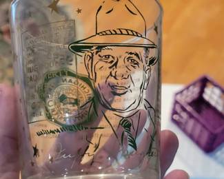 1955 Duffy Daugherty glasses.  Set of 6