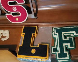 Vintage varsity letters