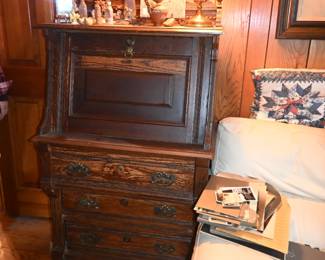 Antique Wood Secretary desk