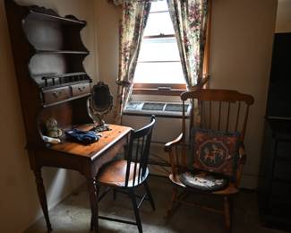 Vintage Secretary Hutch Writers desk