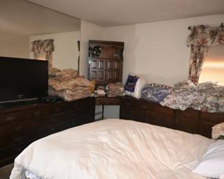 Bedding, Dresser,