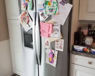 Whirlpool refrigerator with beverage center