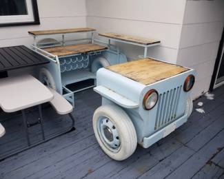 Jeep bar cart