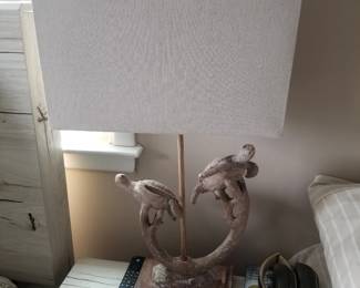 Sea turtle table lamp - two available