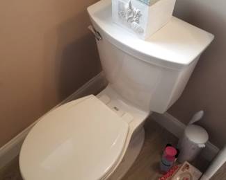 Commode; tissue box cover