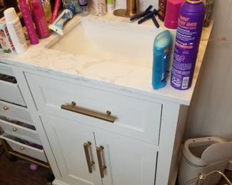 Petite bath vanity 