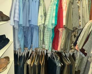 LOTS OF FINE MEN'S CLOTHING