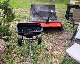 YARD SPREADER & YARD SWEEPER