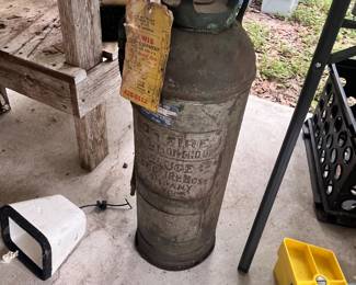ANTIQUE FIRE EXTINGUISHER