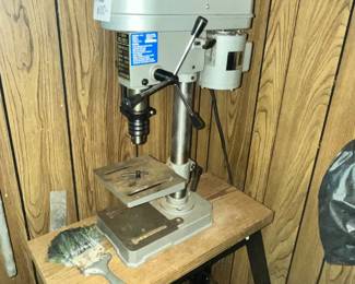 AND NOW THE TOOL SHED! NICE DRILL PRESS