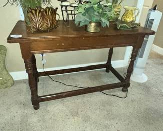 ANTIQUE LIBRARY TABLE