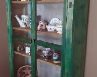 Purchased in Mexico | Cool painted curio cabinet - $350