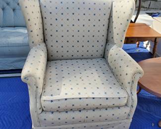 Vintage classic wingback chair