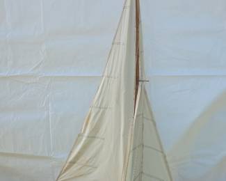 Large deco sailboat