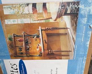 Vignettes Large Storage Drawer Wine Rack Console