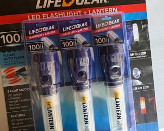 Life Gear LED Flashlight Lantern Pack