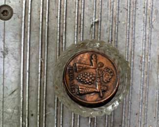 Jerusalem Coin in Glass Holder