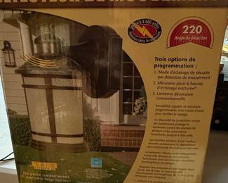 Stair Lighting Decorative Exterior Motion Detector Lantern