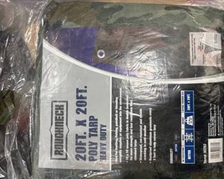 ROUGHNECK ft. x ft. Heavy Duty Camouflage Poly Tarp