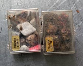 Tumbled Stones and Peacock Copper Collection