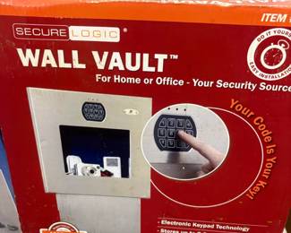 Secure Logic Wall Vault with Electronic Keypad