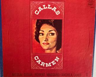 Maria Callas Carmen Angel Records Vinyl LP S
