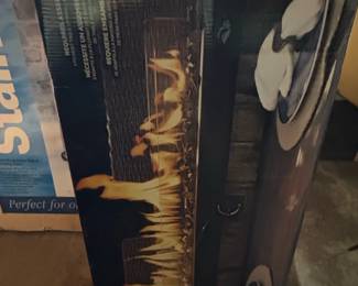 Table Fire Pit with Flame Effect