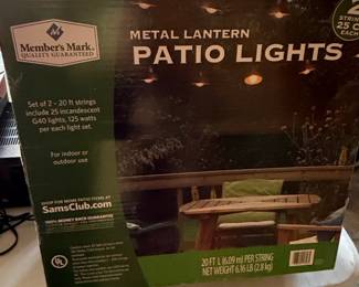 Members Mark Metal Lantern Patio Lights