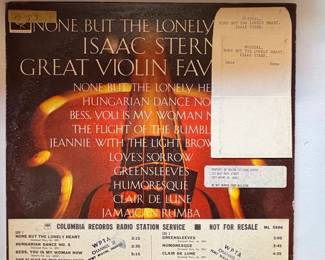Isaac Stern  Great Violin Favorites Columbia Records Radio Station Service