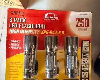 TechLite Lumen Master Pack LED Flashlight High Intensity XPGR